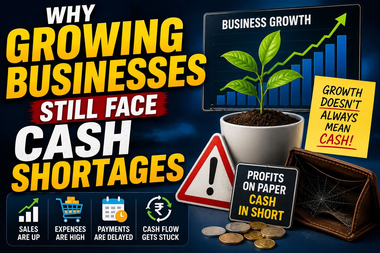 Why Growing Businesses Still Face Cash Shortages